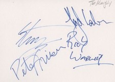 The Almighty Autogramme signed 10x15 cm Karteikarte 