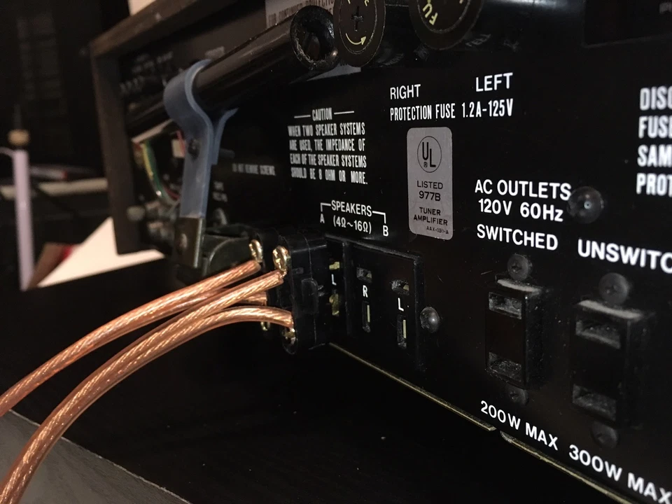 Cuatro 2 juegos de conectores de enchufe de altavoz Pioneer MEJOR CALIDAD para SX 626 727 828 770 Foto 4 de 4