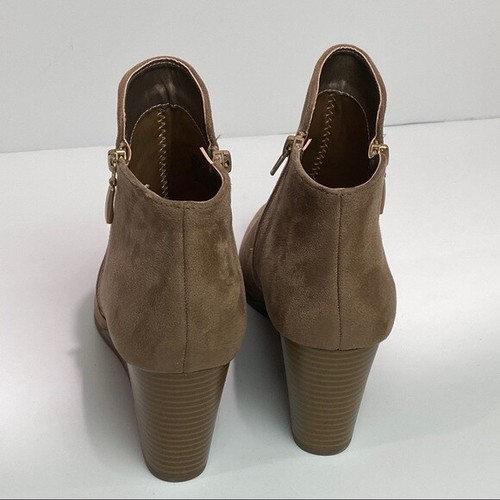 Style & Co Gr. 10M Keilabsatz Booties Taupe Neu Wynonaaf Style Damenschuhe - Bild 5 von 12