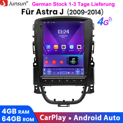 Tesla Style Vertical Screen Für Opel ASTRA J 4+64G Carplay Android Autoradio GPS