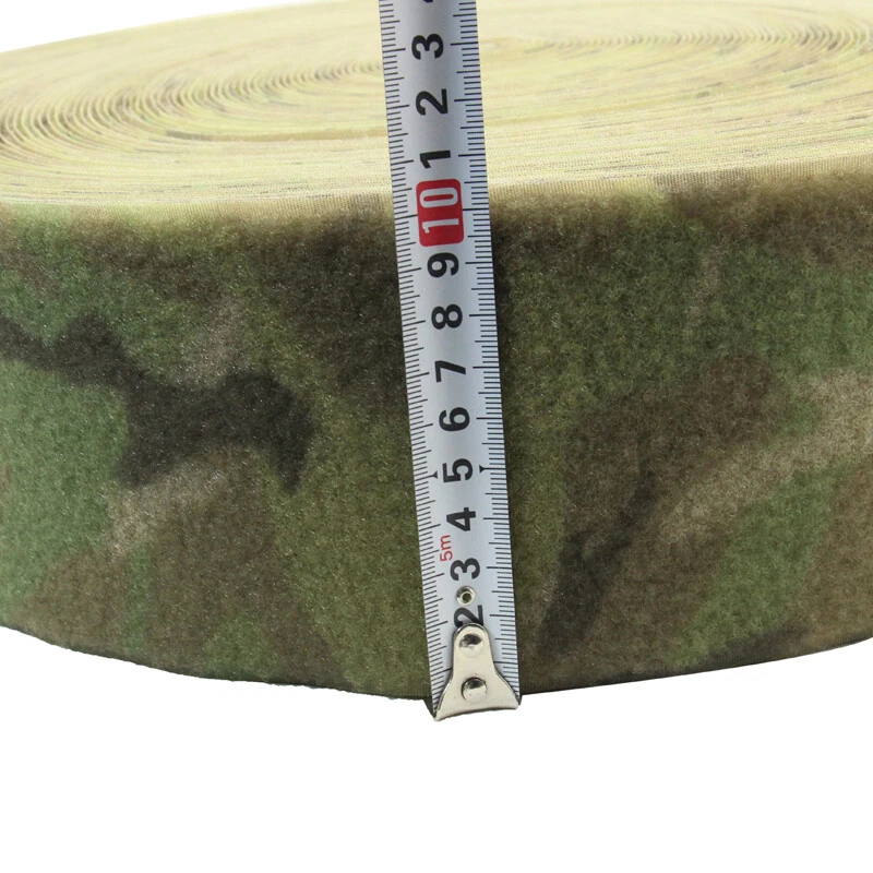1M Length * 10cm Width DIY Loop Webbing Ribbon Sewing Camo Tape - Image 2 of 4