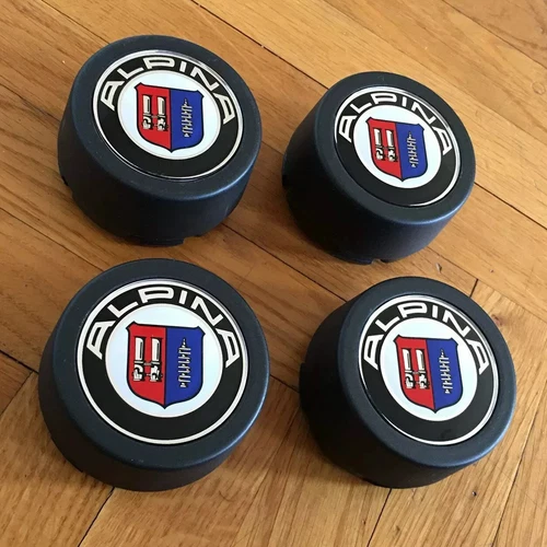 BMW ALPINA center caps wheel hub E3 E9 E12 E23 E24 E28 turbo genuine OEM 14” 16”