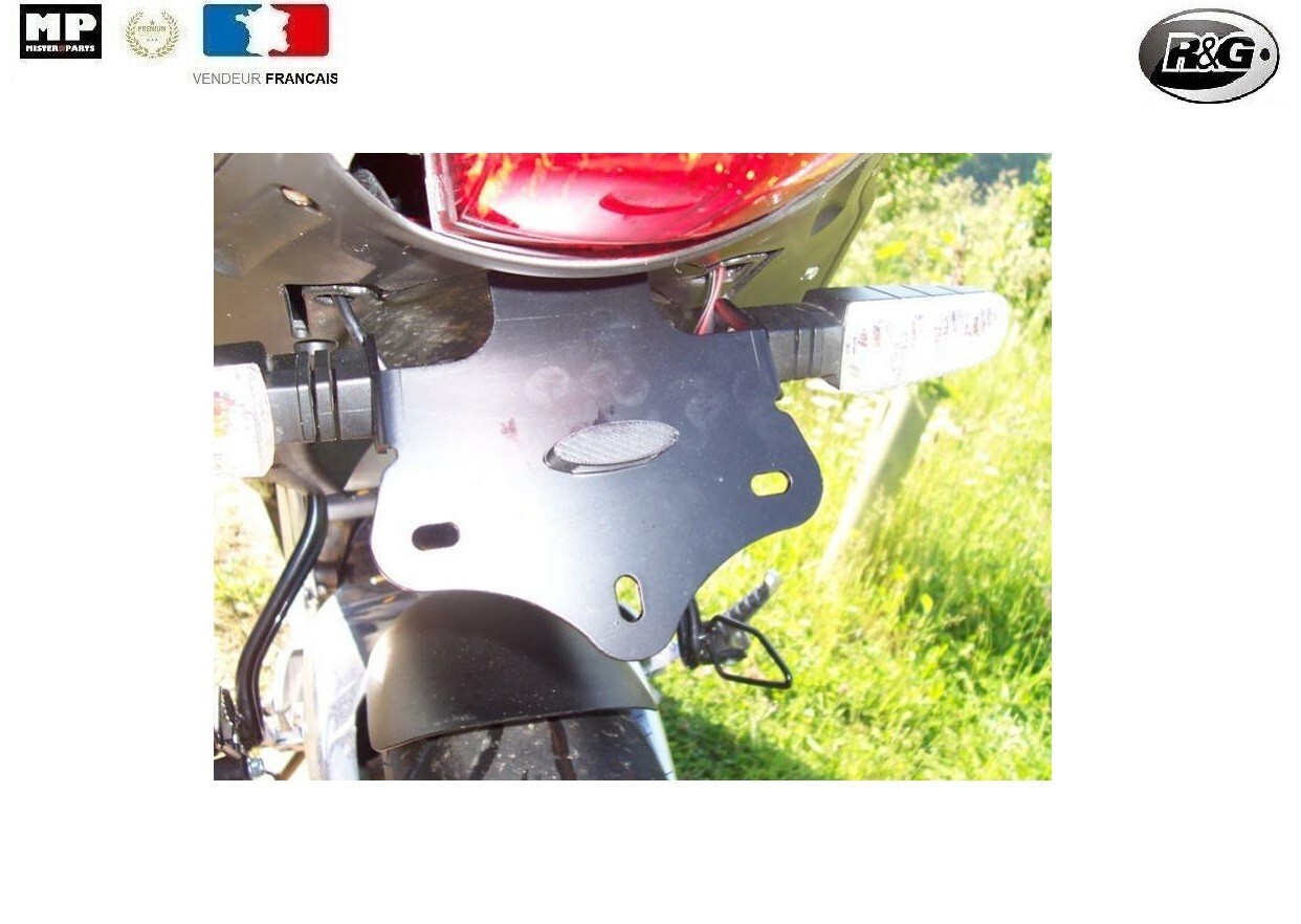 Support de plaque R&G pour Aprilia RS 125 afin de supprimer la bavette d'origine