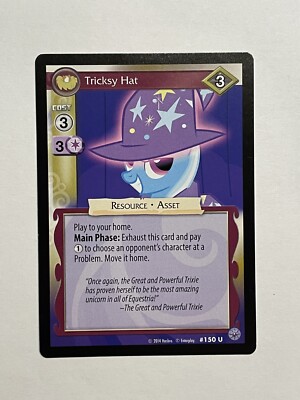 2014 My Little Pony Premiere Cards Enterplay Hasbro - Tricksy Hat