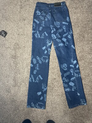 Iceberg History Disney Goofy 1990s Blue Jeans Pants Vintage MINT
