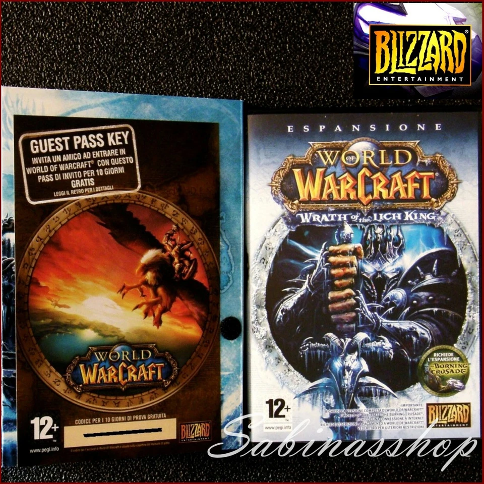 BLIZZARD★WORLD OF WARCRAFT Wrath of the Lich King★PC MAC★RETAIL PACK 10DAY CODE - Immagine 4 di 4
