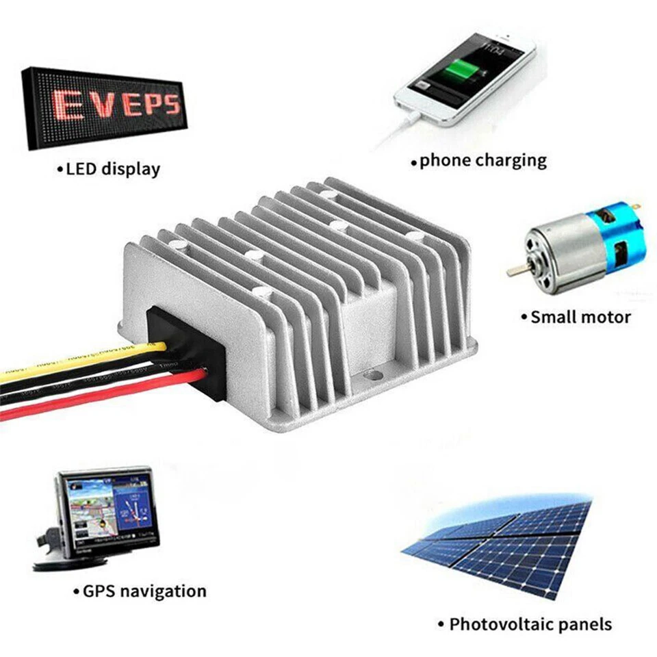 Spannungsstabilisator 8~40V Bis 12V 10A 120W Steuergerät Regler Wasserdicht - Bild 4 von 4