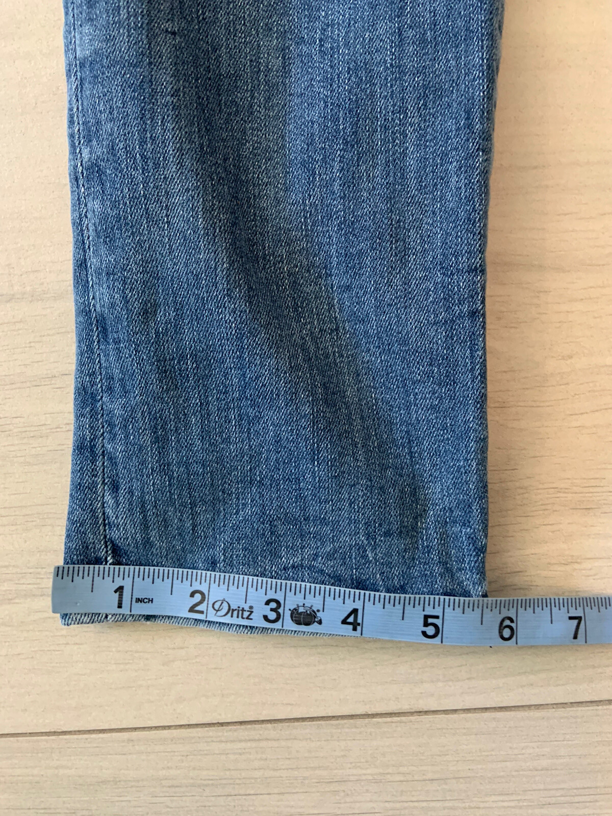 True Religion Women’s Low Rise Skinny Flap Pocket Blue Denim Jean Pants Size 26 thumbnail 10