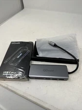 QGeem USB C Laptop Docking Station, QGeeM 9-in-1 USB C to HDMI Hub Adapter