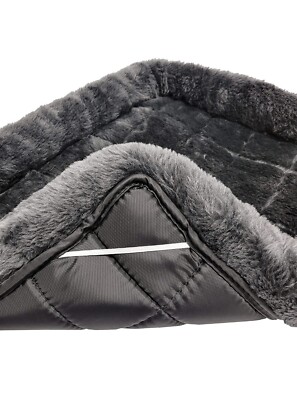 18'' Gray Dog Bed or Cat Bed, Comfortable Bolster, Machine Wash