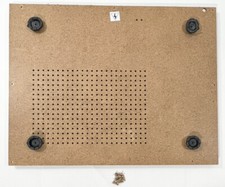 Original Vintage Kenwood KD-291R Turntable Base Cover  Set of 4 Feet  Hardware