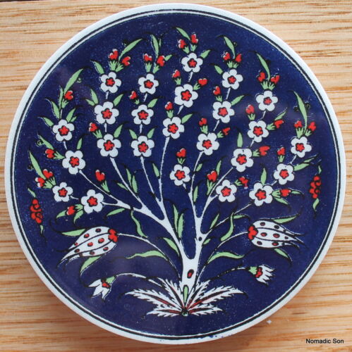Turkish ceramic coasters - traditional Ottoman designs - mix and match - Bild 25 von 33