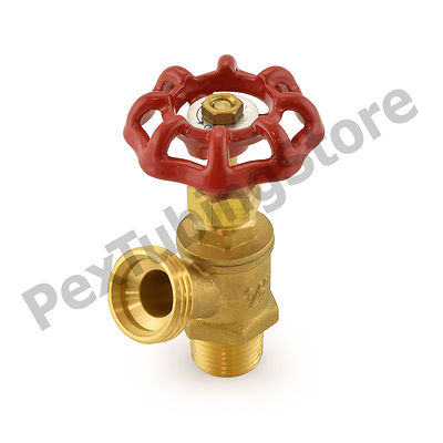 (25) 1/2'' Male NPT Threaded Multi-Turn Boiler/Heater Brass Drain Valve
