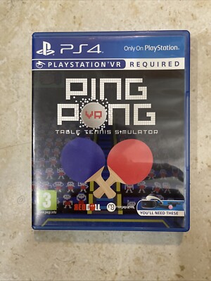 Ping Pong VR Playstation 4 PS4 Complete