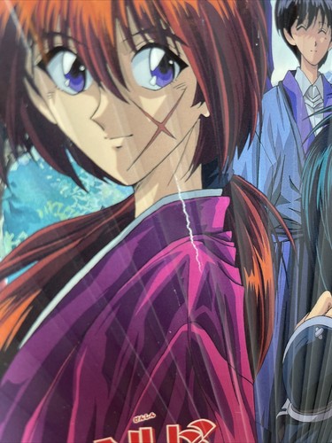 Rurouni Kenshin Paper Fan | Anime | Handheld | Kenshin, Sanosuke, Kaoru, Yahiko - Picture 4 of 13