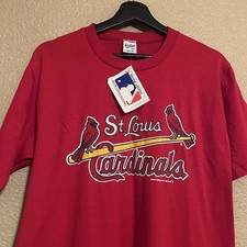 Vintage 1988 St Louis Cardinals MLB Deadstock Graphic Print T-Shirt Size Large