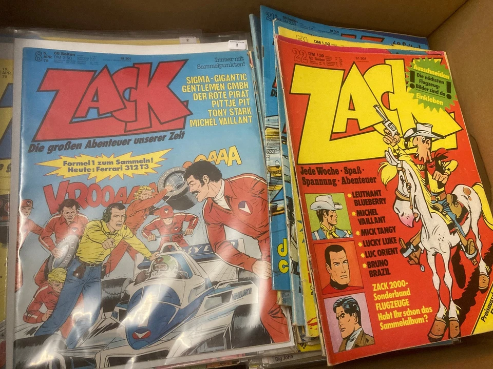 95 x ZACK Comic Hefte 1972-1979    [9714B] - Bild 1 von 1