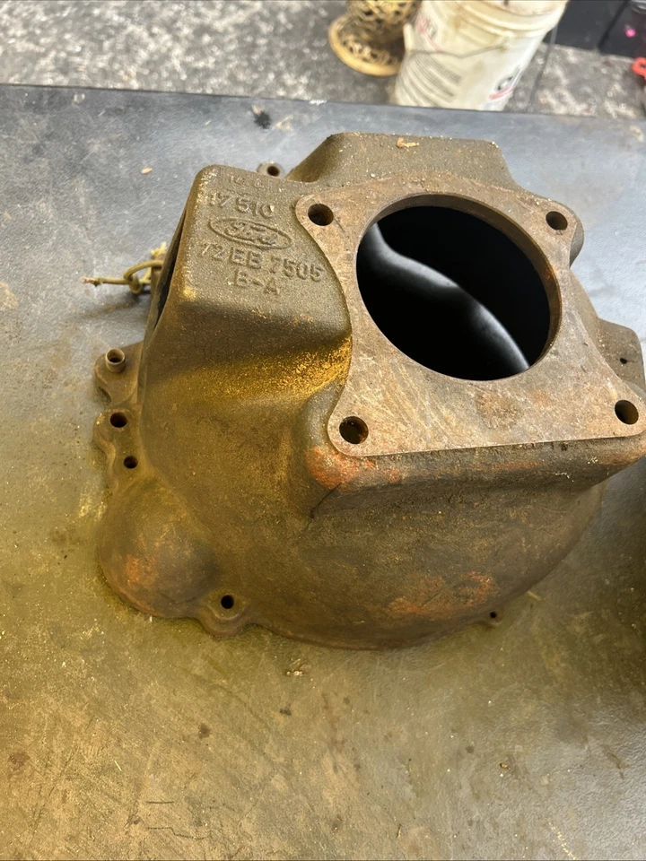 OEM 72EB-7505-BA Early Mercury Capri SOHC+V6 w/Type F Trans Bell Housing - Image 3 of 4