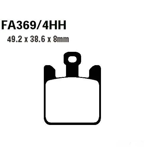 Bremsbelag EBC EPFA369 4H Vorne FüR Kawasaki ZX-6RR 600 N Ninja Bj. 2005-2006-image