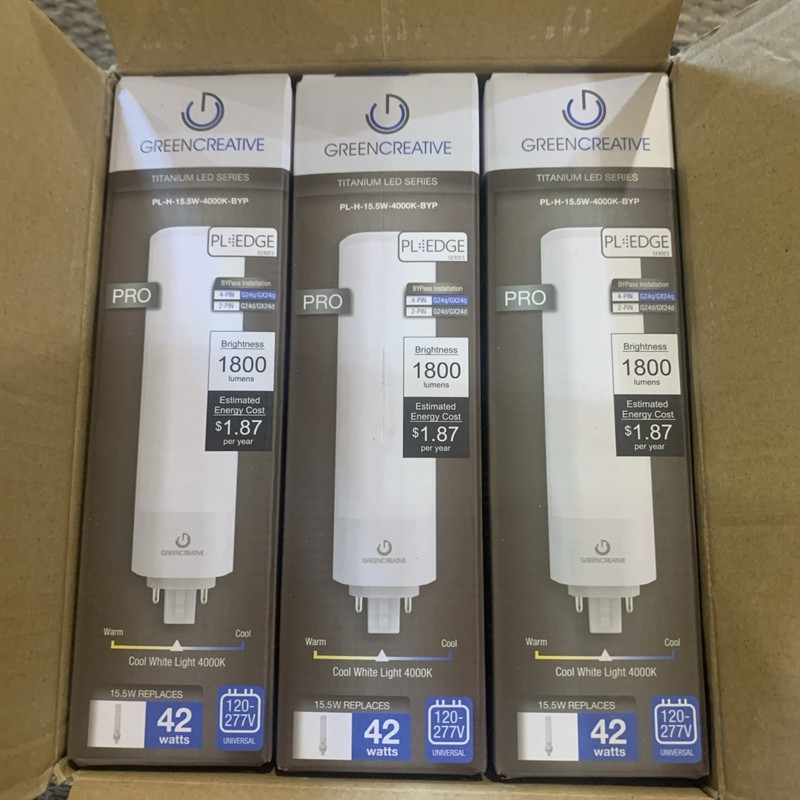 Green CreativeLED Light Bulb(98254)15.5PLH/840/BYP Pledge Series ProNEW Lot Of 6