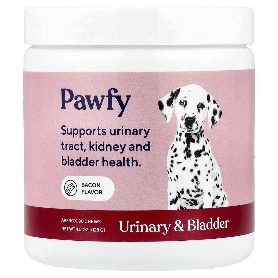 Urinary & Bladder, For Dogs, 6 Months+, Bacon, 30 Chews, 4.5 oz (128 g)