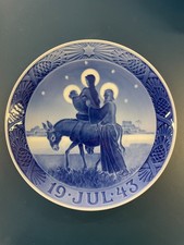 Royal Copenhagen Christmas Plate 1943 1st Quality Weihnachtsteller Denmark