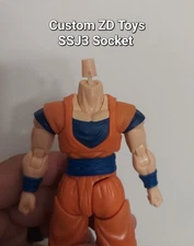 Custom Socket for ZD Toys SSJ3 Hair Sculpt - READ DESCRIPTION!