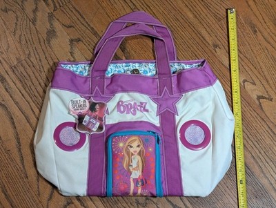 Bratz Tote Bag With Speakers Connect Your MP3 Or iPod 20”x11