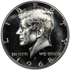 1968-S Proof Kennedy Half Dollar 50C