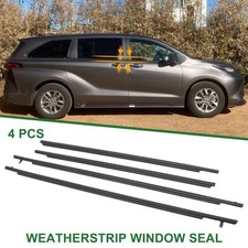 4pcs Weatherstrip Window Seal No.68160ae010 For Toyota Sienna 2003-2010 4pcs Weatherstrip Window Seal No.68160ae010 For Toyota Sienna 2003-2010
