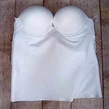 Felina White Strapless Bustier 34A