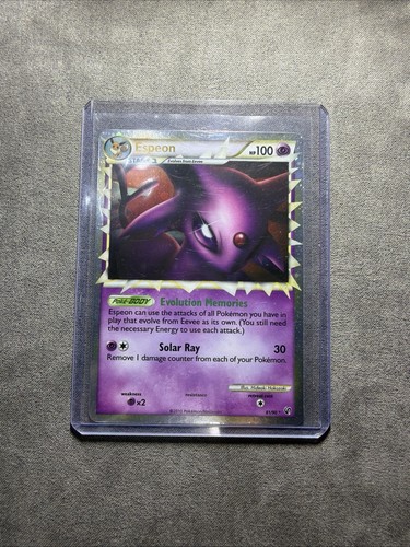 Espeon (2010) Undaunted 81/90 Stage 1 Holo Rare English HP 100