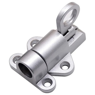 Aluminum Alloy Window Gate Security Spring Loaded Pull Ring Door Latch Bolt Lock