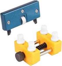 Watch Back Case Cover Opener Remover Wrench Repair Tools Flat Tips and Holder