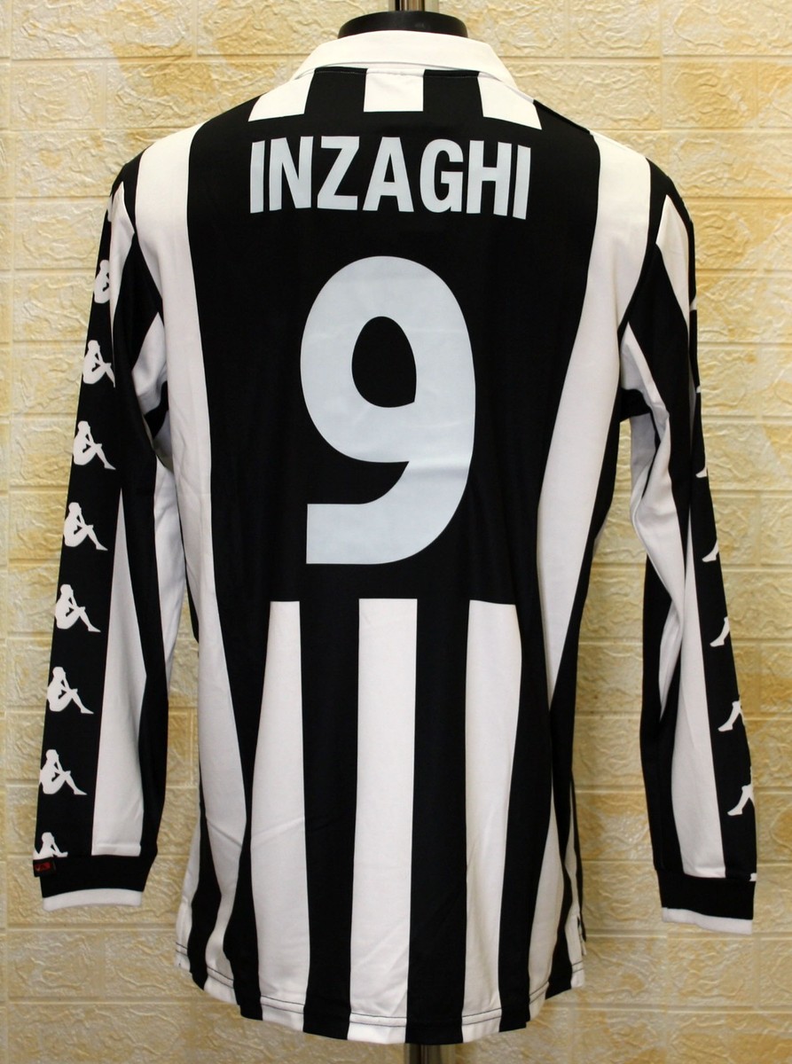 Juventus FC 1999-00 long sleeve home jersey shirt Inzaghi #9 | eBay