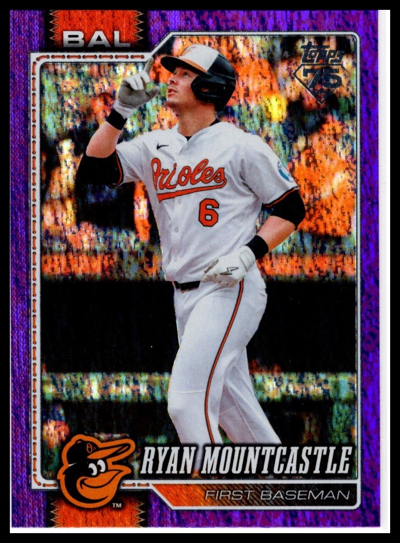 2026 Topps #652 Ryan Mountcastle Purple Rainbow Foil #/250
