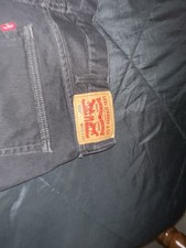 Levis 550 Jeans Mens 40x30 Black Relaxed Fit Loose Denim Made in USA
