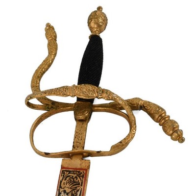 Spanish Commemorative Sword Inscribed 