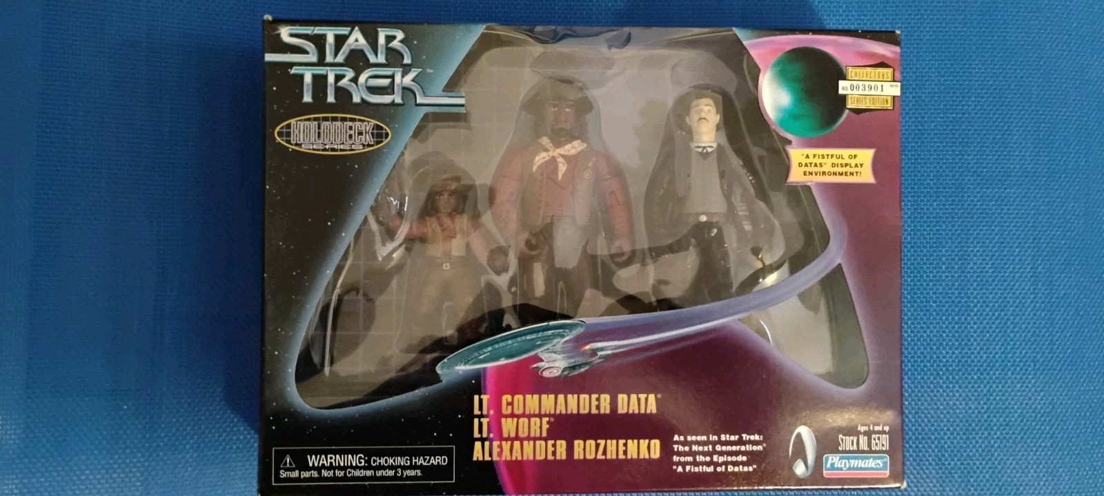 Star Trek  Holodeck Series  Data, Lt Work, Alexander Rozhenko Fist Full Of Datas