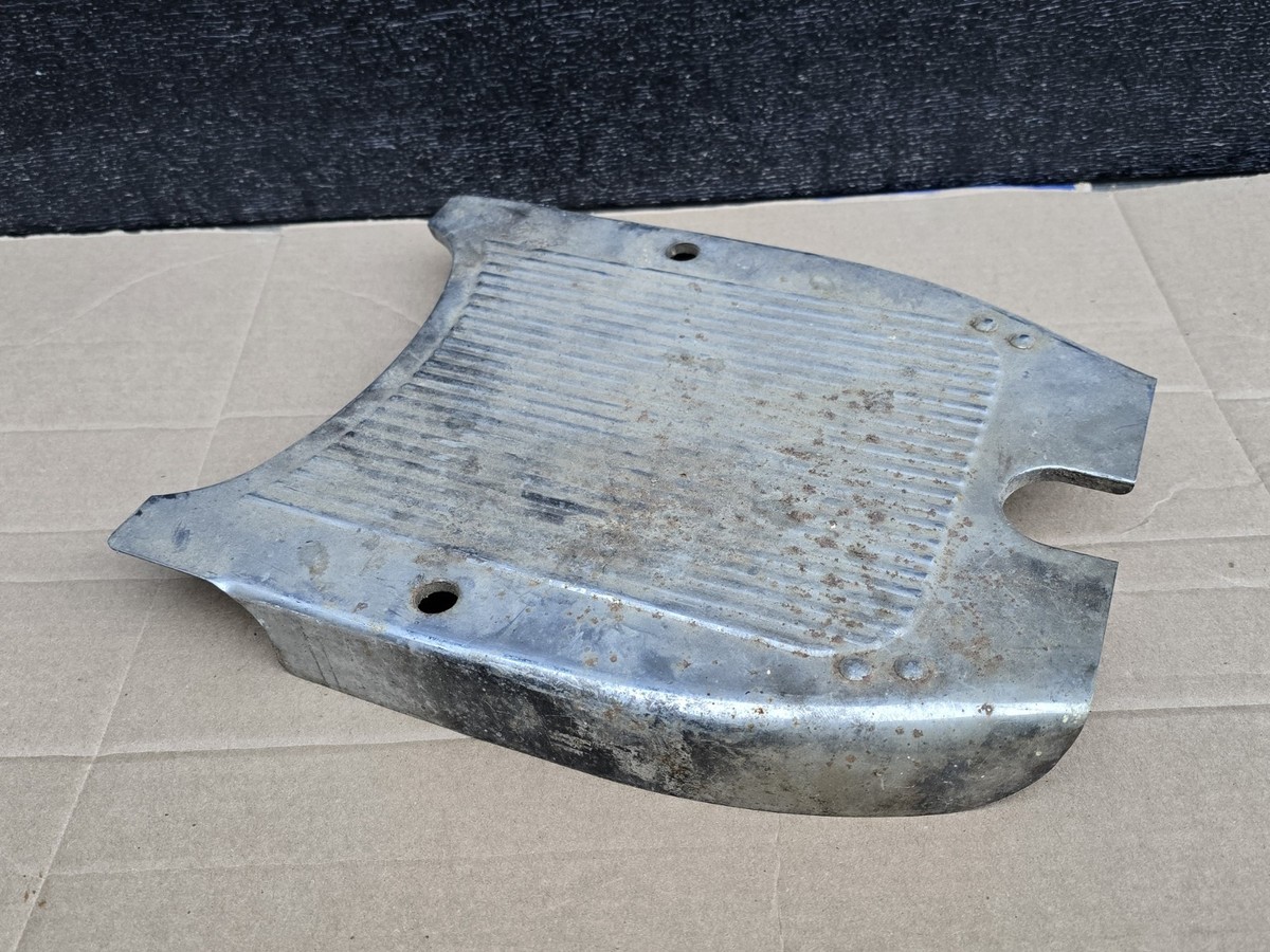 ハーレーショベルヘッド　FLH シート下　フレームカバー Harley Panhead FLH Shovelhead Under Seat Frame Battery Ribbed