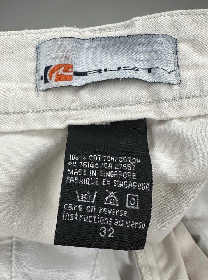 Pantalones Cortos Utilitarios Militares De Colección Rusty ATS Y2K Skate Carga | 32 Foto 4 de 4