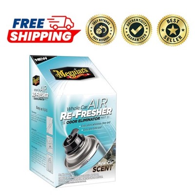 Ultimate Odor Eliminator - New Car Scent Air Re-Fresher, 6 Pack Aerosol Spray