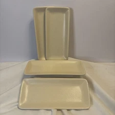 Libbey Tableware 8.5" x 4" Earthenware Snack Plates Set of 4