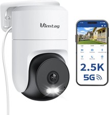 2.5K 4MP Outdoor Security Camera Pan Tilt WiFi Home CCTV IP66 Motion Detection