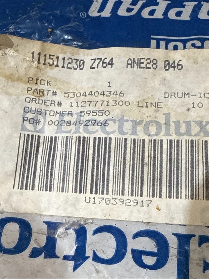 NOVO Tambor Dispensador de Gelo Frigidaire Genuíno 53044044346/241685101 *FRETE GRÁTIS - Imagem 2 de 4