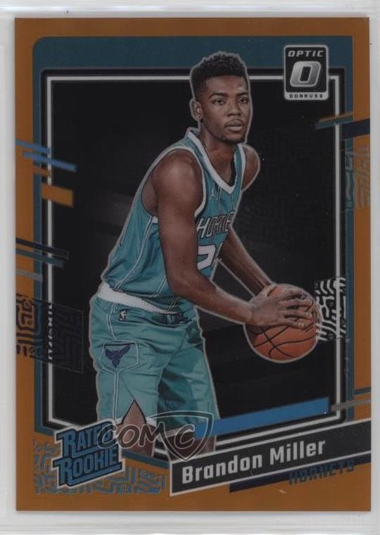 2023 Panini Donruss Optic Rated Rookie Orange Prizm /199 Brandon Miller #219 1o2