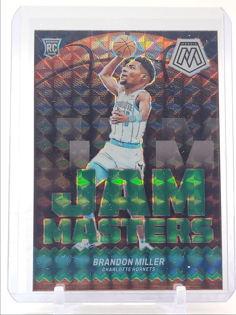 BRANDON MILLER 2023-24 MOSAIC ROOKIE JAM MASTERS GREEN MOSAIC PRIZM RC Q3387