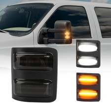 LED Sequential Switchback Side Mirror Marker Lights for 2008-2016 Super Duty, 2