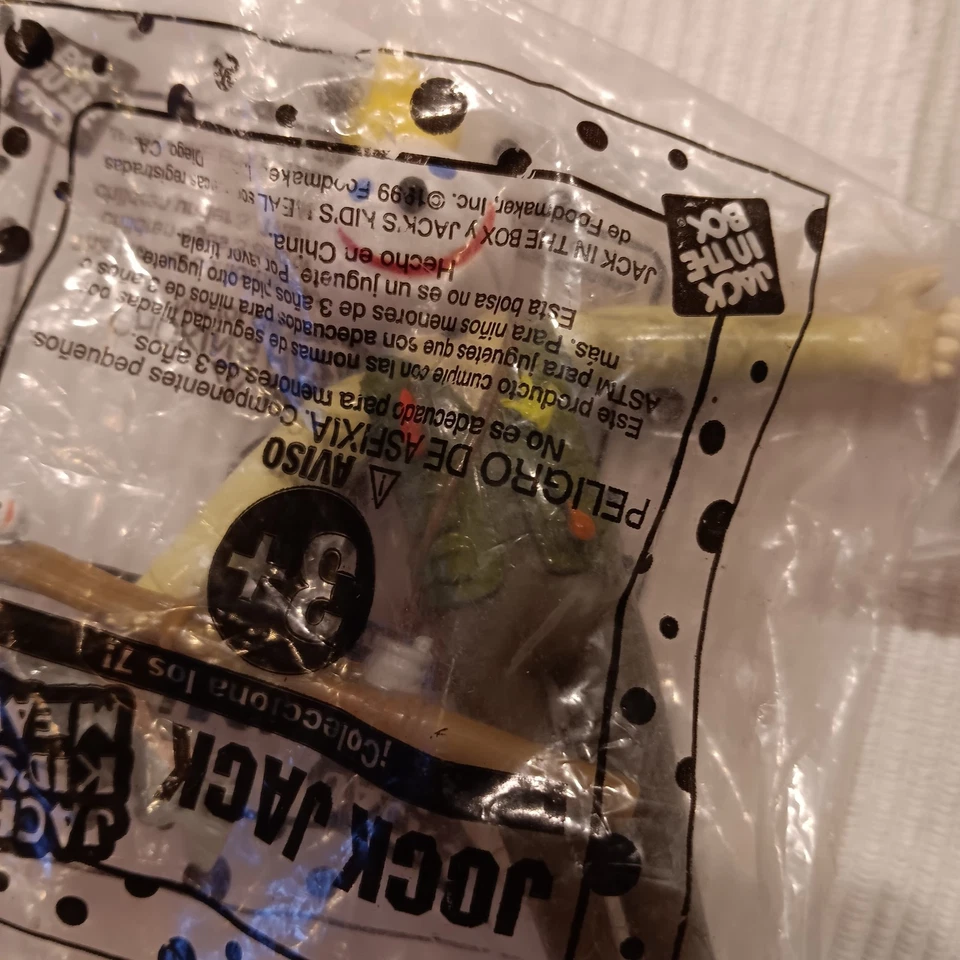 Complete Wild World Of Jack In The Box Kids Meal Toys All 6 & 2  1999 Jock Jack  - Image 2 of 4