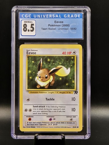 Eevee (Unlimited) graded CGC 8.5 for sale on eBay
